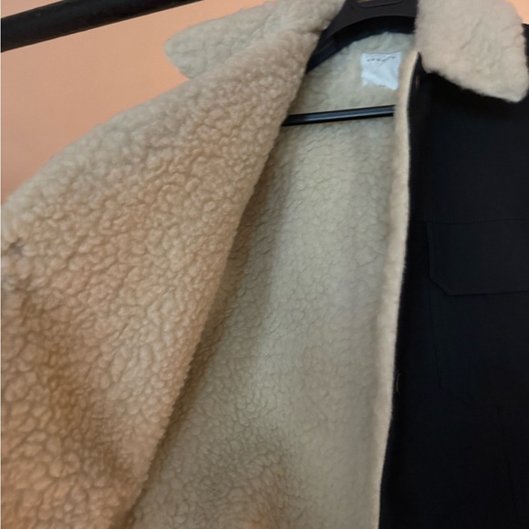 Men’s Sandro Shearling Lining Wool Jacket - Picture 2 of 7